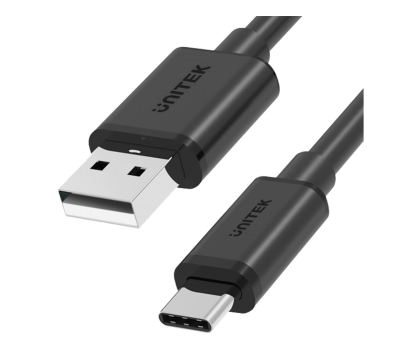 Kabel UNITEK Kabel USB-A - USB-C 25cm Y-C480BK